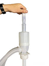 Насос бочковий, PP-25C Koshin, Японія, ручна помпа для перекачування ПММ, кислоти та розчинників з бочок 200 л