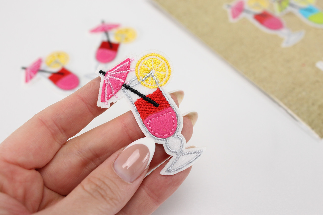 Аплікація для одягу клейова "Коктейль" сицилійський апельсин НА-154, фото 1