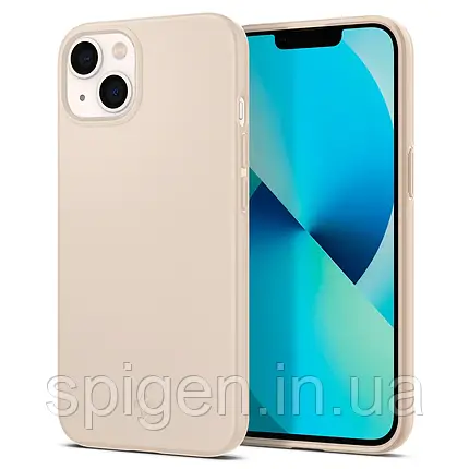 Чехол Spigen для iPhone 13 - Thin Fit, Sand Beige, фото 1