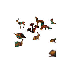 Опт 3D пазли PUZZLEAN — "Загадковий Лис" А4 (Картонна коробка), фото 3