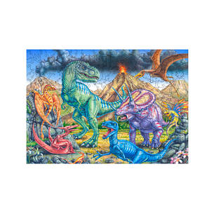 Опт 3D пазли PUZZLEAN - "Нова Ера (Дінозаври)" А3 (Картонна коробка), фото 2