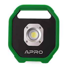 Акумуляторний світлодіодний прожектор 10 Вт (Li-ion 3.7 V 4400 mAh) APRO