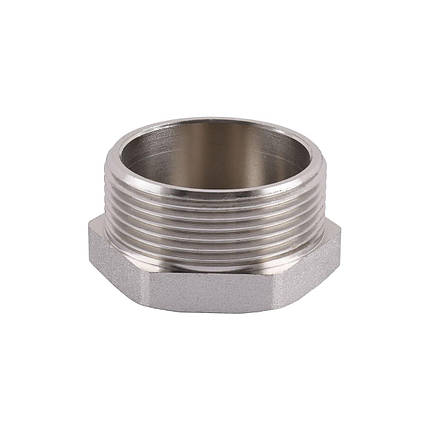 Заглушка з зовнішньою різьбою SOLOMON 1 1/2" нікель 4001, фото 1