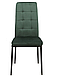 Зручний стілець для кухні з високою спинкою м'який N-66-2 Смарагдовий вельвет emerald velvet зелений VetroMebel, фото 7