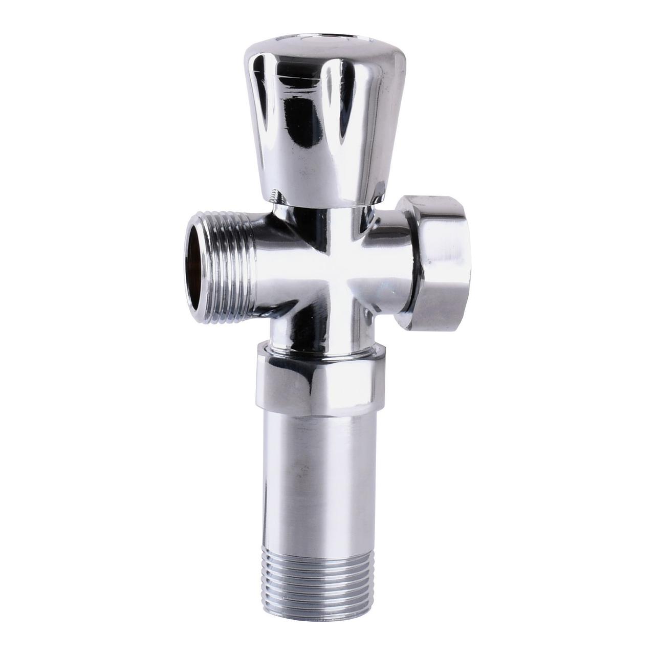 Кран вентильний для пральної машини SELBA 3/4"x3/4"x3/4" з подовжувачем A7250