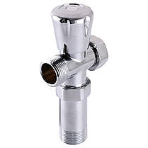 Кран вентильний для пральної машини SELBA 3/4"x3/4"x3/4" з подовжувачем A7250, фото 5