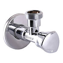Кран вентильный кутовий ARCO 1/2"х 3/4(+3/8") ZENIT 0915 REGULA, фото 4