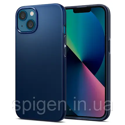 Чехол Spigen для iPhone 13 - Thin Fit, Navy Blue, фото 1