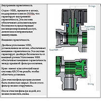 Кран кульовий кутовий ARCO 1/2"х 1/2" DE705 (DE750) AntiLime приборний, фото 5