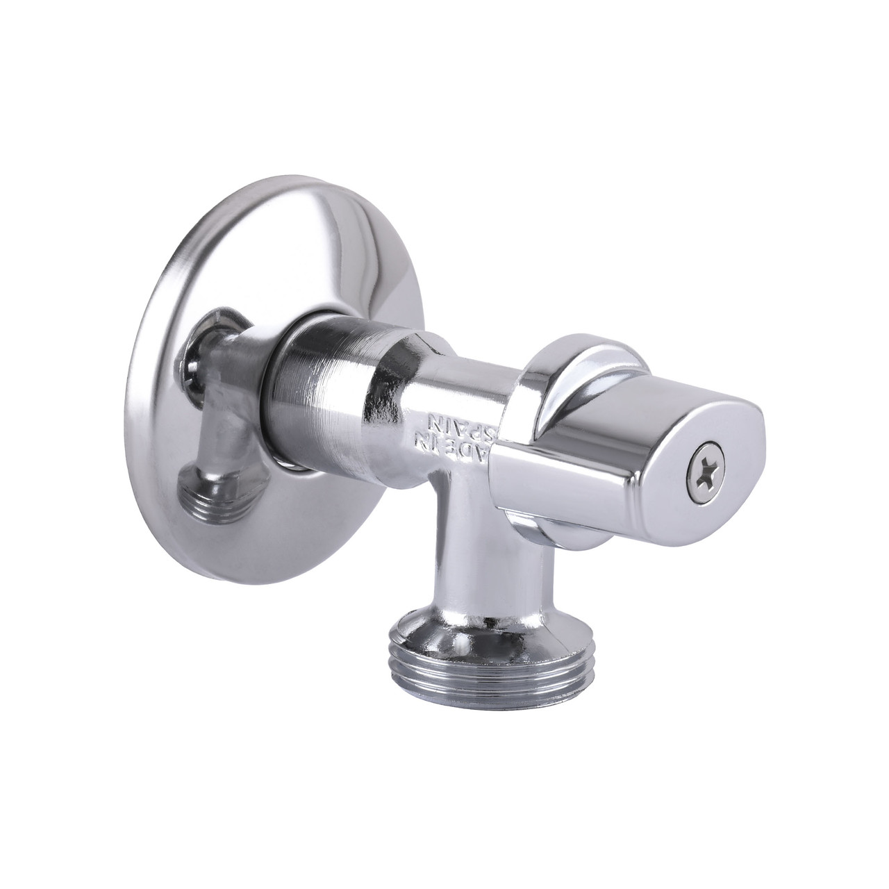 Кран кульовий кутовий ARCO 1/2"х 3/4" 728MN металева  ручка L85MAC