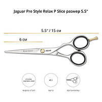 Ножиці для стрижки Jaguar Pre Style Relax P Slice 5.5" (81255 5.5"), фото 2