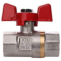 Кран кульовий прямий PROFESSIONAL 1/2" ВВ КБ PN40 QP151, фото 4