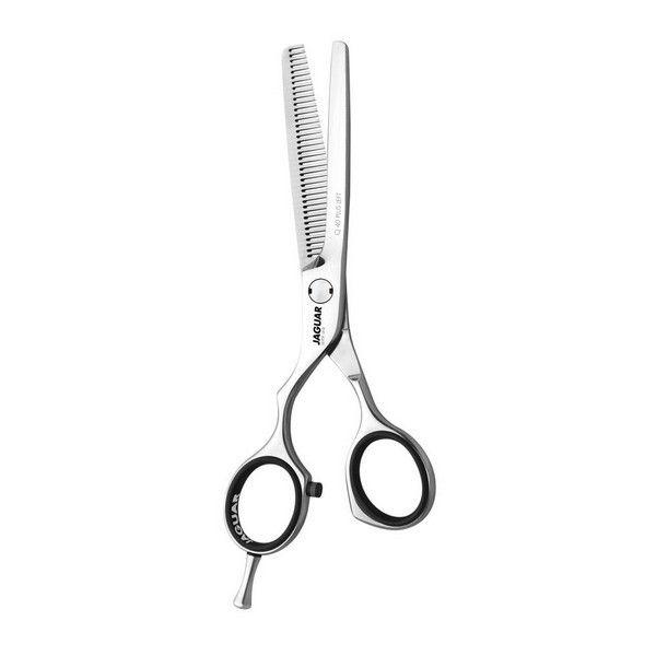 Ножиці для стрижки Jaguar Silver Line Diamond CJ40+ Left філірувальні (99526 5.25"), фото 1