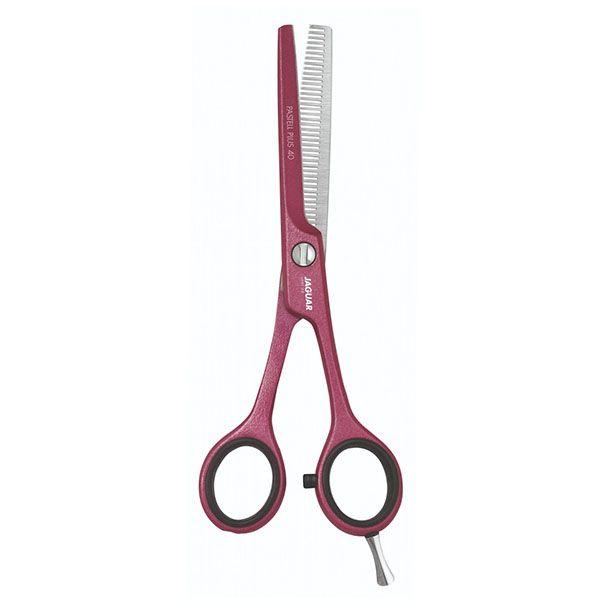 Ножиці для стрижки Jaguar White Line Pastell Plus Berry філірувальні 5" (3053-10 5.0"), фото 1
