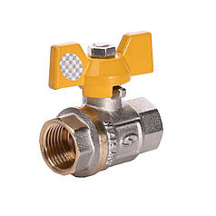 Кран кульовий прямий SOLOMON        1/2" ВВ ЖБ PN40 B1007