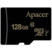 Картка пам'яті Apacer 128 GB microSDXC Class10 UHS-I (AP128GMCSX10U1-RA)