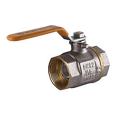 Кран кульовий прямий SOLOMON   1 1/4" ВВ ЖР PN40 В1001