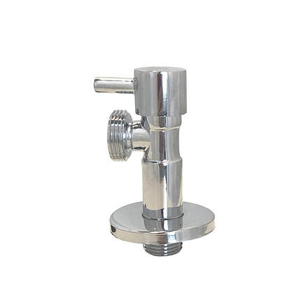 Кран напівобертовий кутовий SOLOMON 1/2"х3/4" Lazer 7076, фото 1