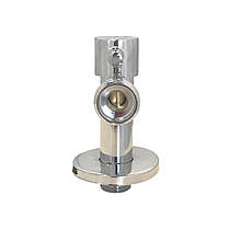 Кран напівобертовий кутовий SOLOMON 1/2"х3/4" Lazer 7076, фото 2