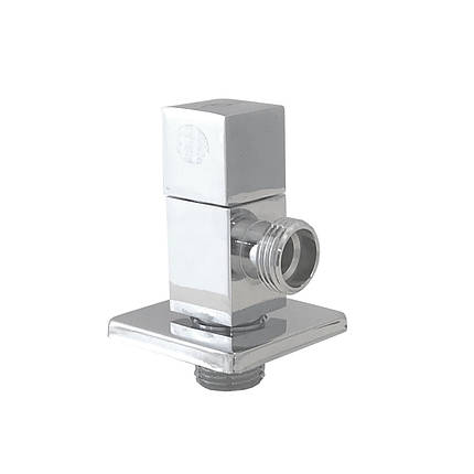 Кран напівобертовий кутовий SOLOMON 1/2"х1/2" CUBE 7078, фото 1