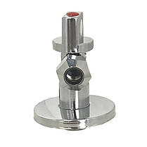 Кран кульовий кутовий із цангою SOLOMON 1/2"х3/8" A7032, фото 2