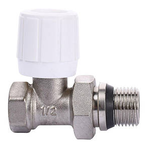 Крани радіаторні прямі ECO Technology 1/2" подача + обратка ECO5106 ECO5108, фото 3