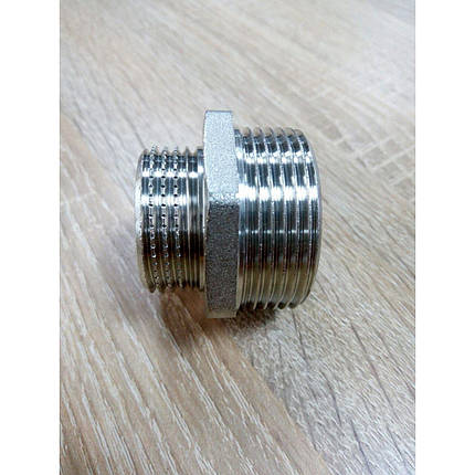 Ніпель нікель перехідний 1 1/4" Зовнішня - 1" Зовнішня Ni 08748, фото 3