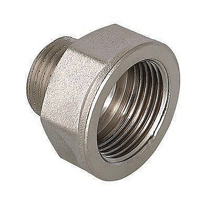 Перехідник SOLOMON 1 1/2"х1" ВЗ нікель 8106, фото 1