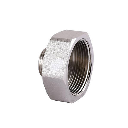 Перехідник SOLOMON 1 1/2"х3/4" ВЗ нікель 8106, фото 1