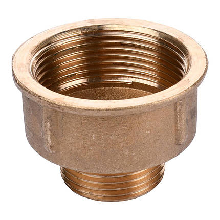 Перехідник латунь 11/2 Внутрішня х  1 Зовнішня А0606А, фото 1
