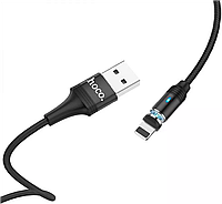 Кабель Hoco U76 Fresh Magnetic USB - Lightning (1.2m), Black