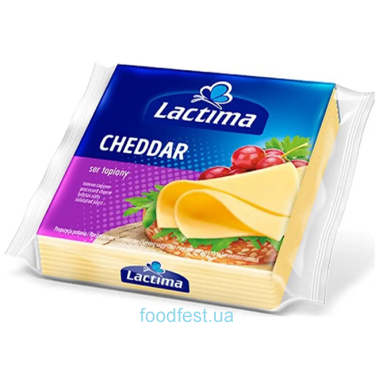 Тостерний сир Lactima Cheddar 130гр, Польща