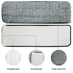 Змінна насадка для швабри з мікрофібри (32*11 см)