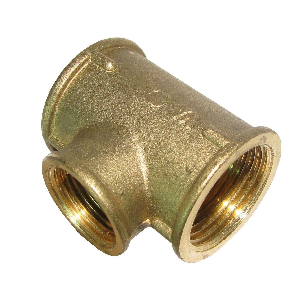 Трійник латунь  3/4 Внутрішня-Внутрішня-Внутрішня А0219А