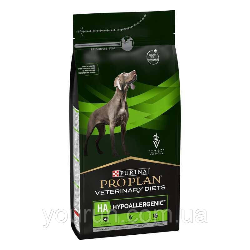Purina Veterinary HA Hypo Allergenic Canine Formula - Лікувальний корм для собак при харчовій алергії 3 кг