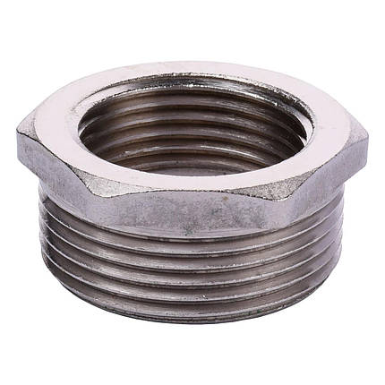 Футорка нікель 1/2" Внутрішня - 3/4" Зовнішня Ni 08777.2, фото 1