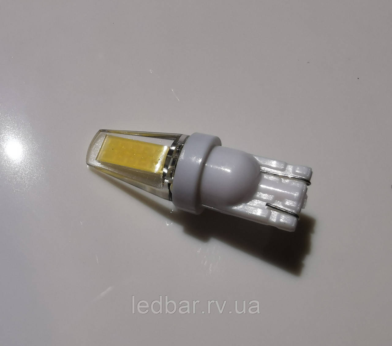 Світлодіодна автомобільна лампа для габаритів T10\2COB\170lm\12-24V W5W