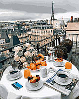 Картина по номерах "Бизнес-завтрак в Париже" GX27963