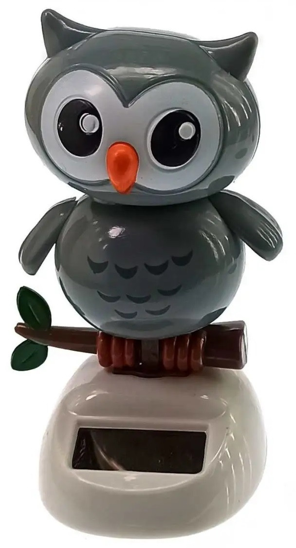 Фигурка FlipFla Сова танцующая на солнечной батарее, фото 1