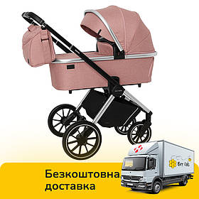 Універсальна коляска 2 в 1 CARRELLO Optima CRL-6503 (2in1) Hot Pink у льоні