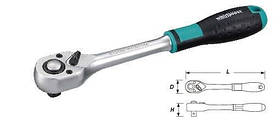 Whirlpower Трещітка 1/2" 260мм 36 зубців пряма