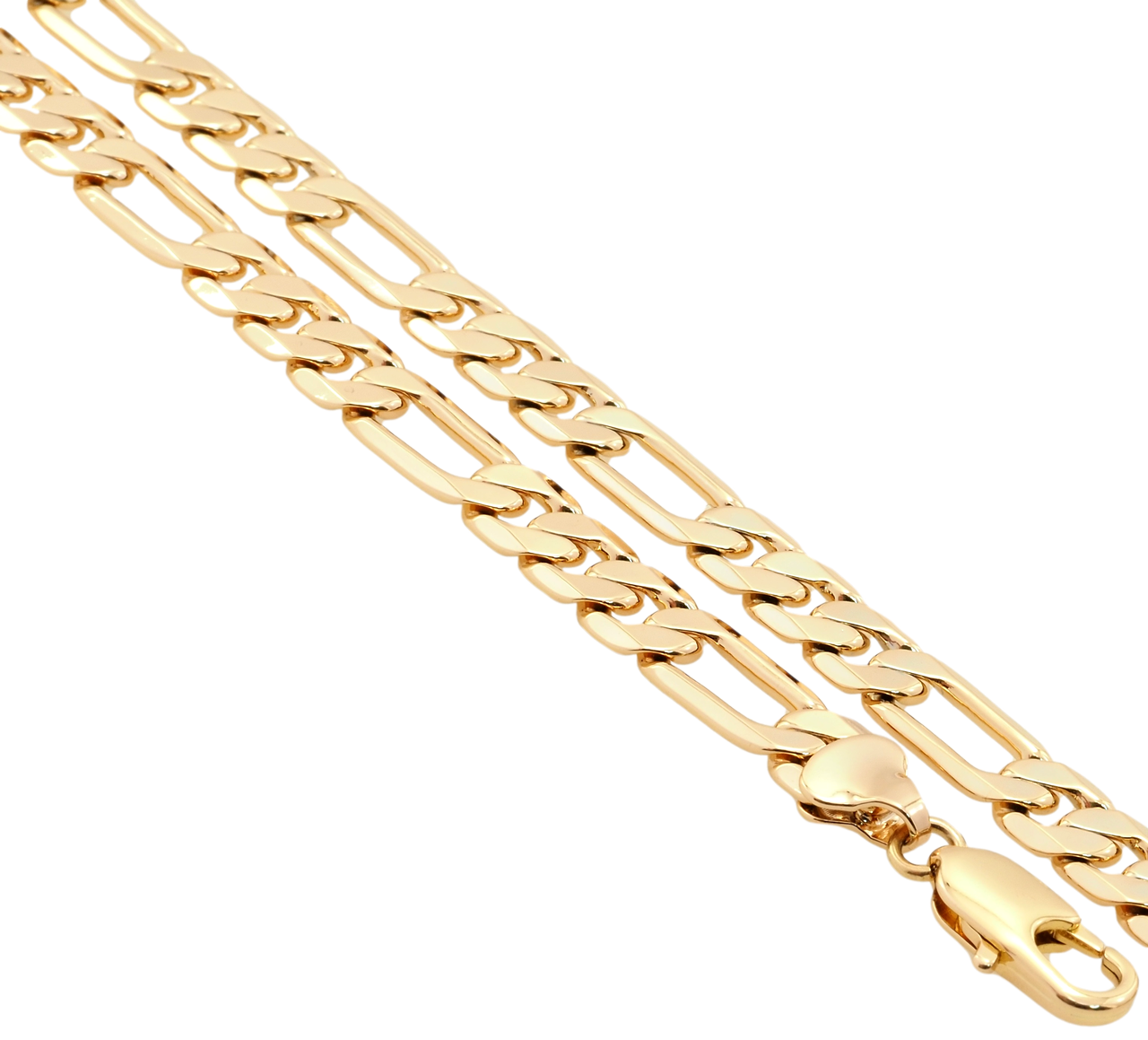 Ланцюжок Xuping Позолота 18K "Плетіння Фігаро" довжина 55см х 7мм