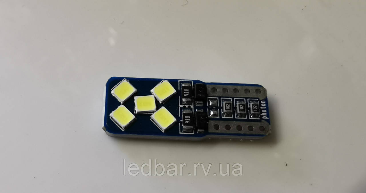Автомобільна Led лампа для габаритів з цоколем W5W