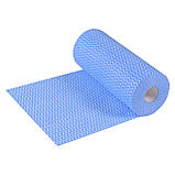 Серветки універсальні ETTO 25х30 см (100 шт/рул) з спанлейса 60 г/м2 Текстура: сітка, фото 2