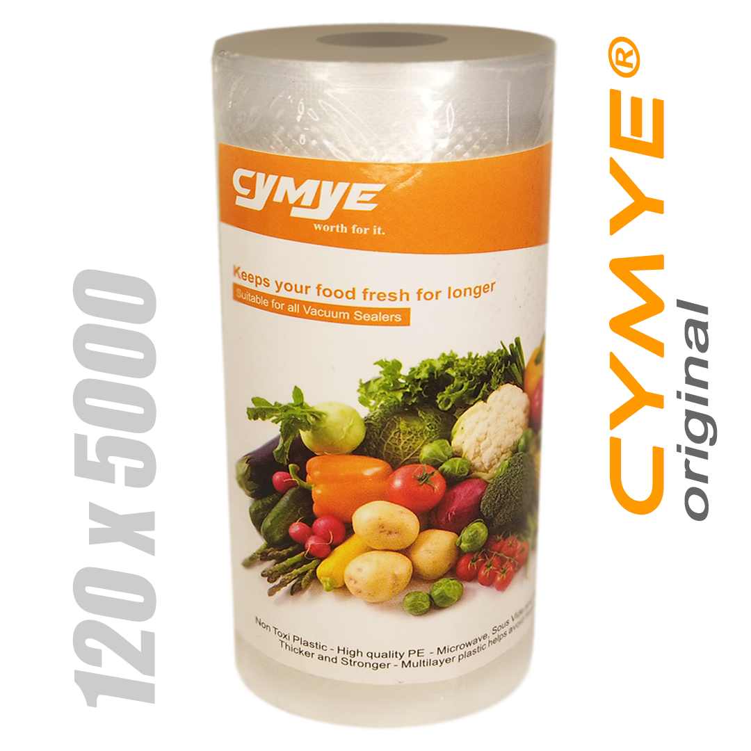 Пакети для вакууматора CYMYE QH-Bag12cm. Ширина 12 см, довжина 5 метрів. Найкраща якість. Оригінал