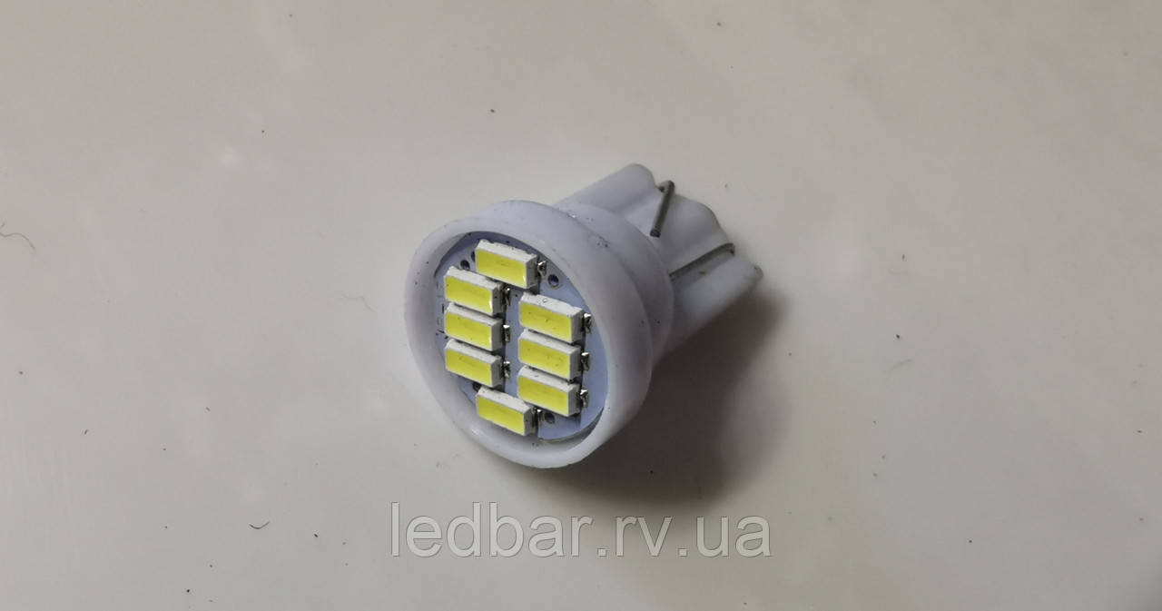 Світлодіодна лампа для фар автомобіля W5W 8smd