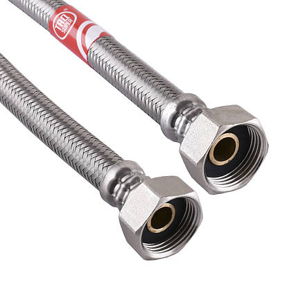 Шланг водяний посилений 1/2"x1/2" ВВ 0,4м.TAQ SUPER HG-1212-400 (892), фото 2