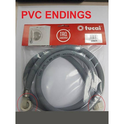 Шланг заливний для пральної машини TUCAI 3.0м. TAQ-LAV-H3/4 206380, фото 2