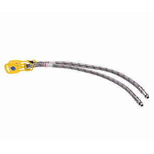 Шланг нержавіюча сталь ECO FIX М10х1/2" 0,4 м. ПАРА EPDM, фото 2