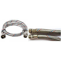 Шланг нержавіюча сталь SOLOMON 1/2"х1/2" НВ 1,0 м. HS31, фото 2